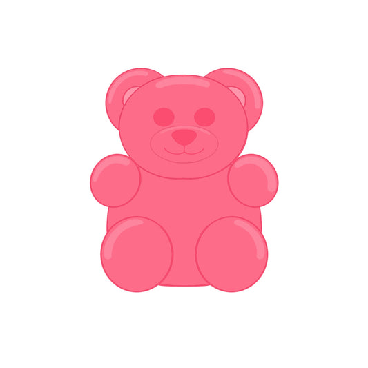 Gummy Bear Cookie Cutter STL Digital File