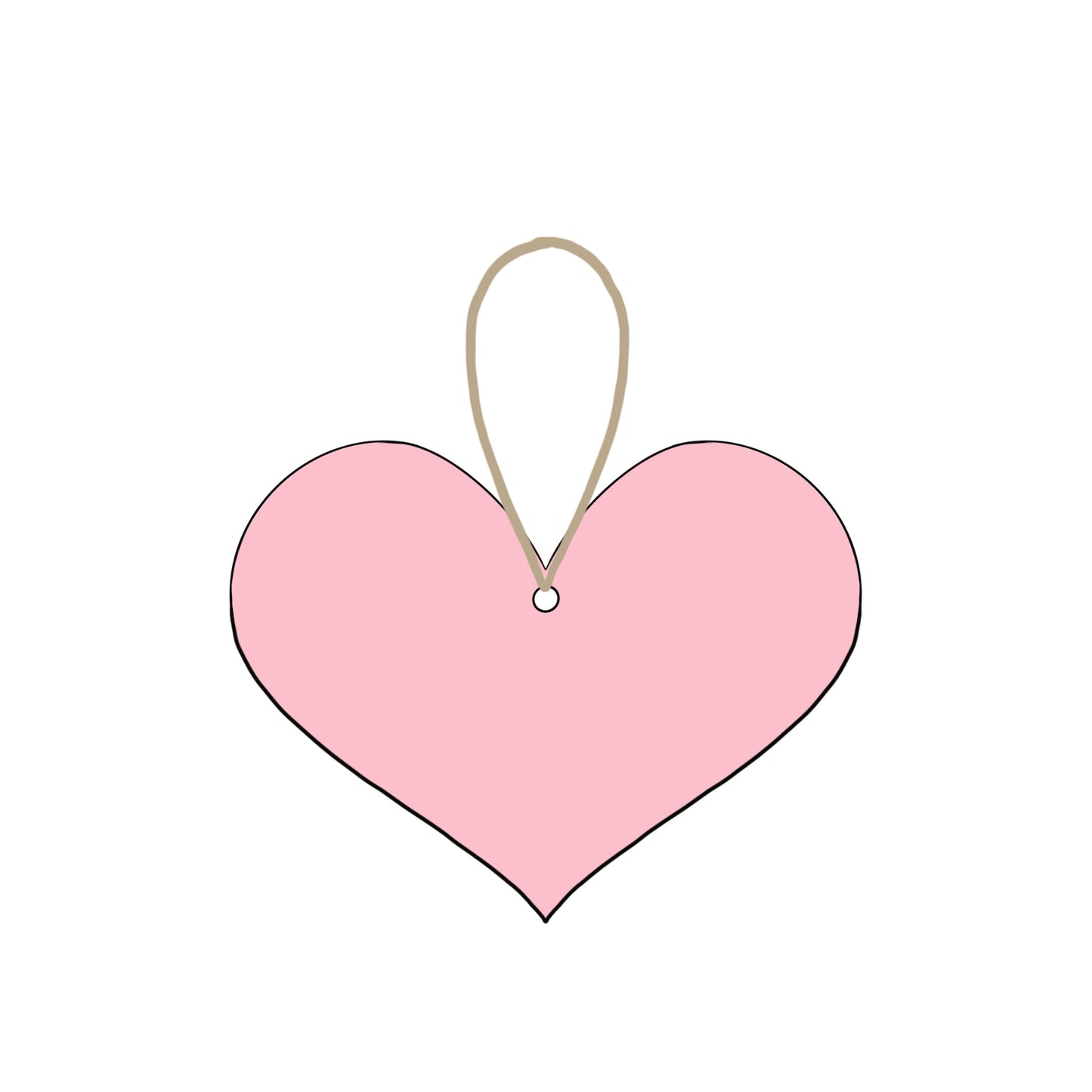 Heart Ornament Cookie Cutter STL Digital File