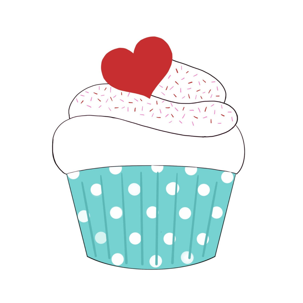 Heart Cupcake Cookie Cutter