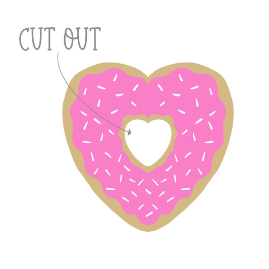 Heart Donut STL Digital File