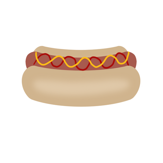 Hot Dog Cookie Cutter STL Digital File
