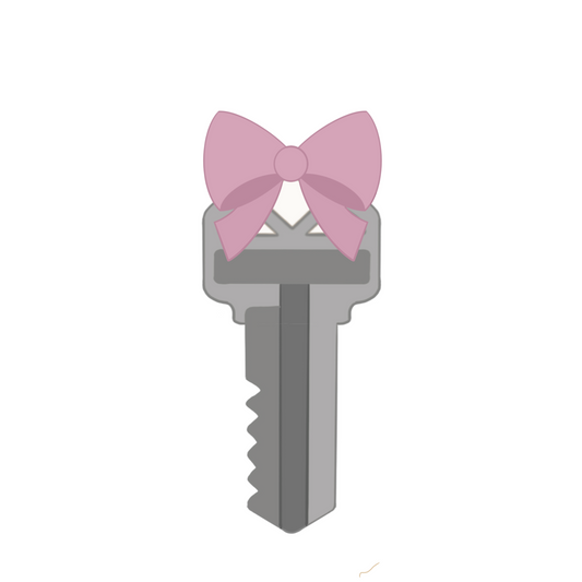 Key with Bow Cookie Cutter STL Digital File