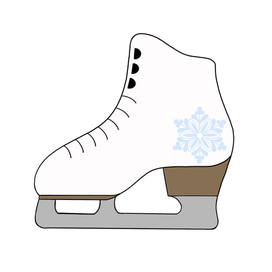 Ice Skate Cookie Cutter STL Digital File