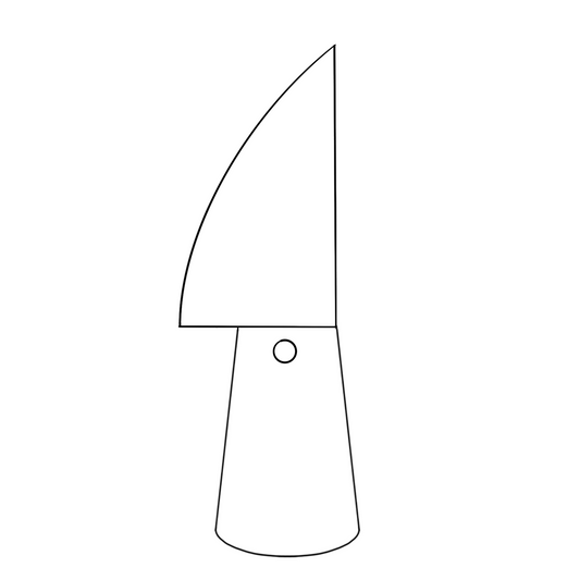 Knife Cookie Cutter STL Digital File