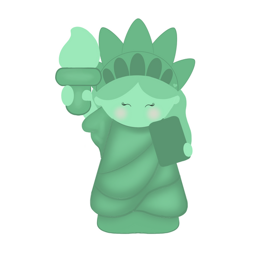 Lady Liberty Cookie Cutter STL Digital File