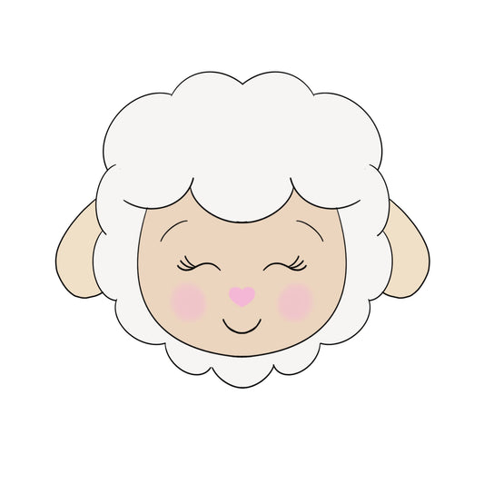 Lamb Face Cookie Cutter & STLs