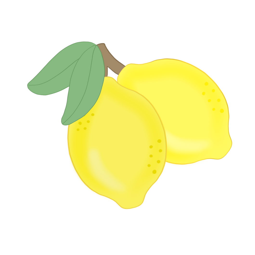 Lemon Pair Cookie Cutter STL Digital File