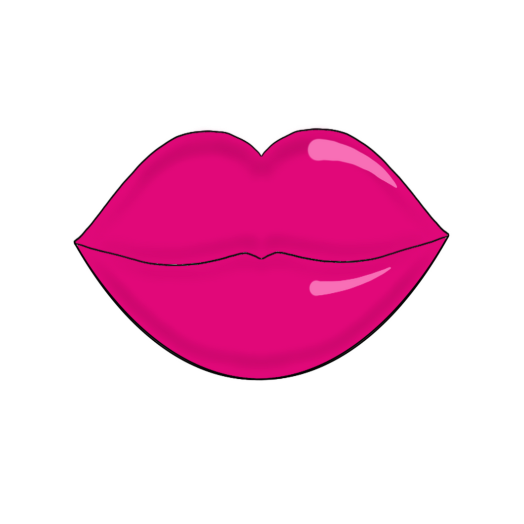 Lips Cookie Cutter STL Digital File