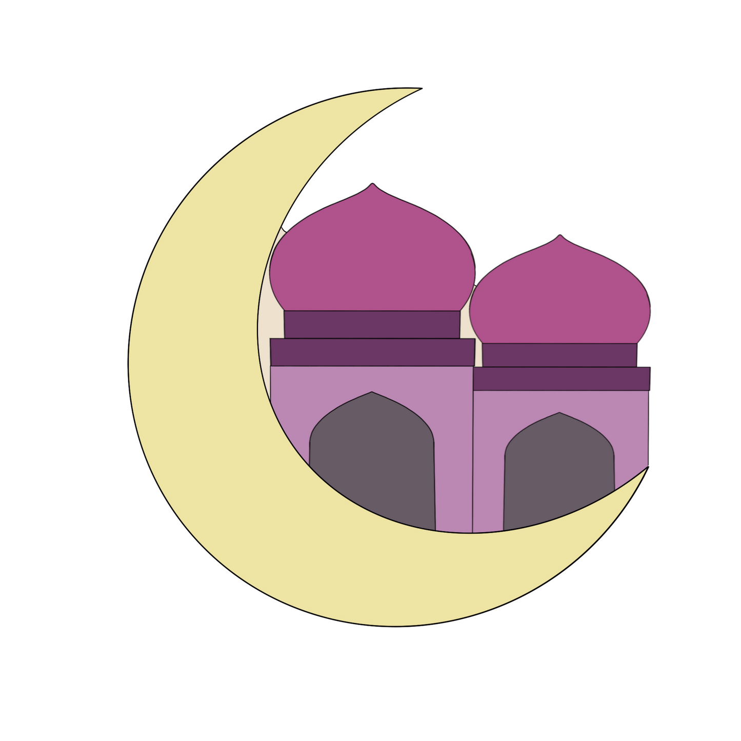 Mosque Moon Cookie Cutter & STLs