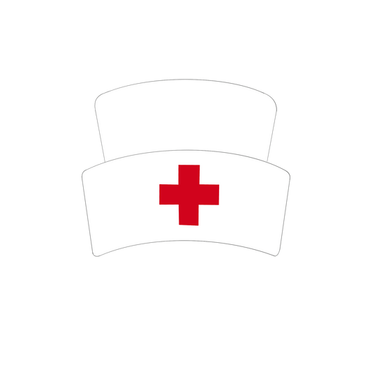 Nurse Hat Cookie Cutter STL Digital File