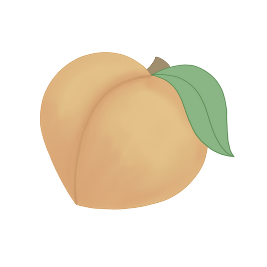 Peach Cookie Cutter STL Digital File