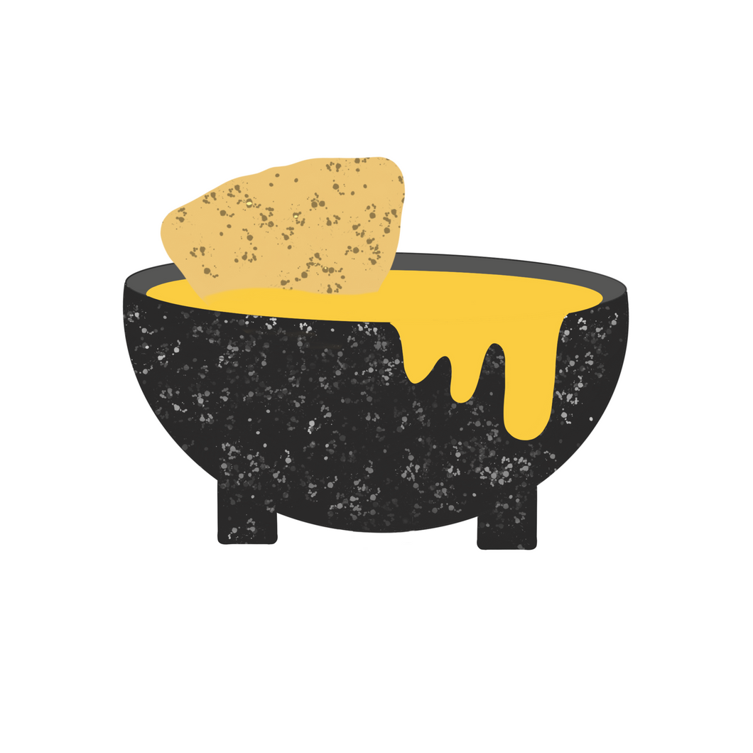 Queso with Chip Cookie Cutter & STL Files