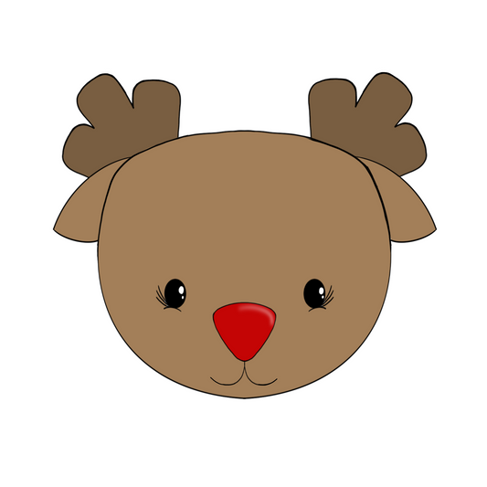 Reindeer Cookie Cutter STL Digital File