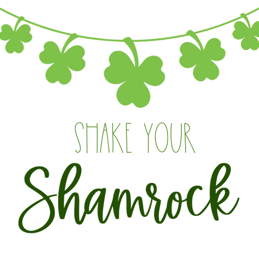 Shake Your Shamrock Cookie Tag, 2 inch