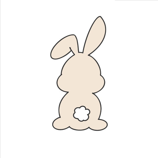 Simple Bunny Cookie Cutter STL Digital File