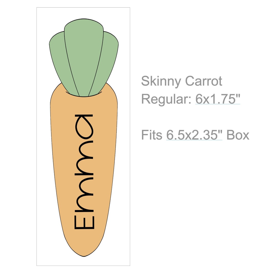 Skinny Carrot Cookie Cutter & STLs