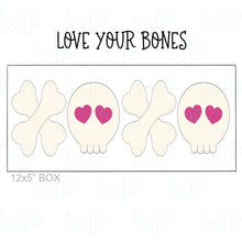 Load image into Gallery viewer, Tall Skull and Cross Bones STL Digital Files, Set of 2
