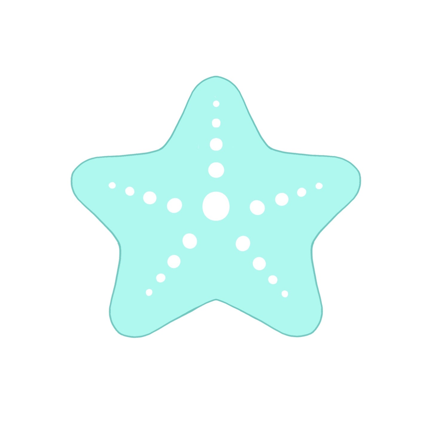 Star Fish Cookie Cutter STL Digital File