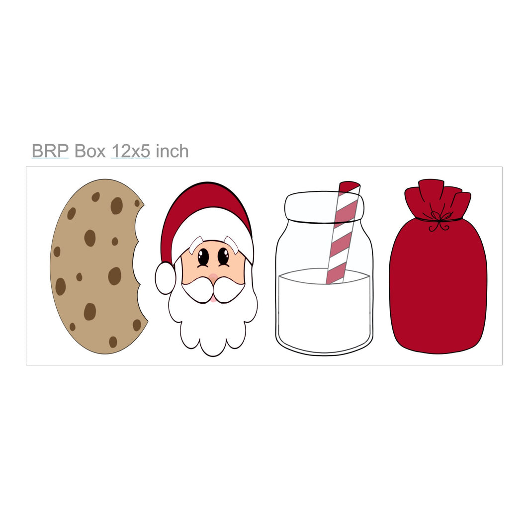 Tall Santa Set Cookie Cutter STL Digital File