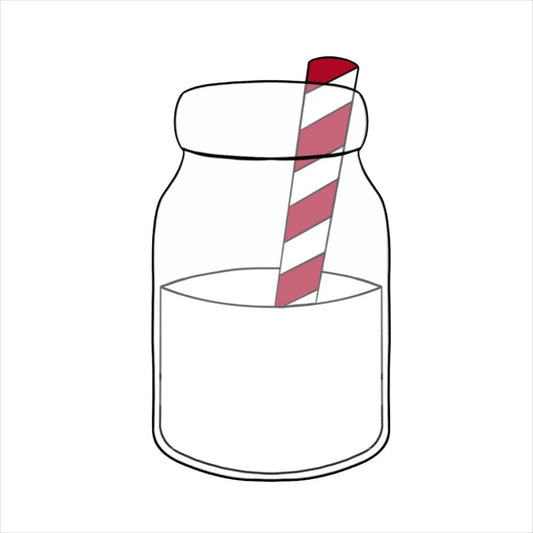 Tall Milk Jar Cookie Cutter STL Digital File