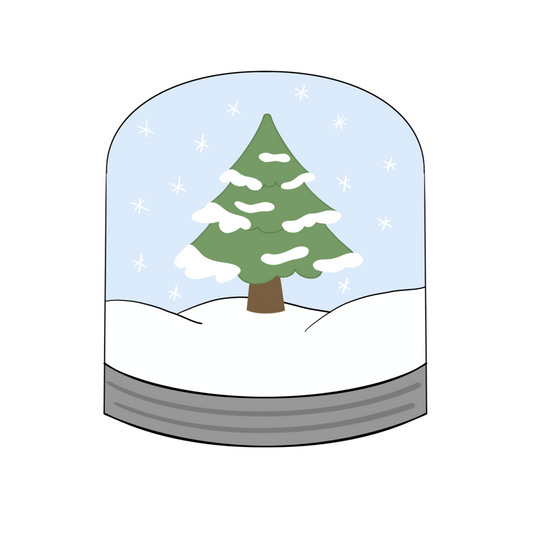 Tall Snow Globe Cookie Cutter STL Digital File