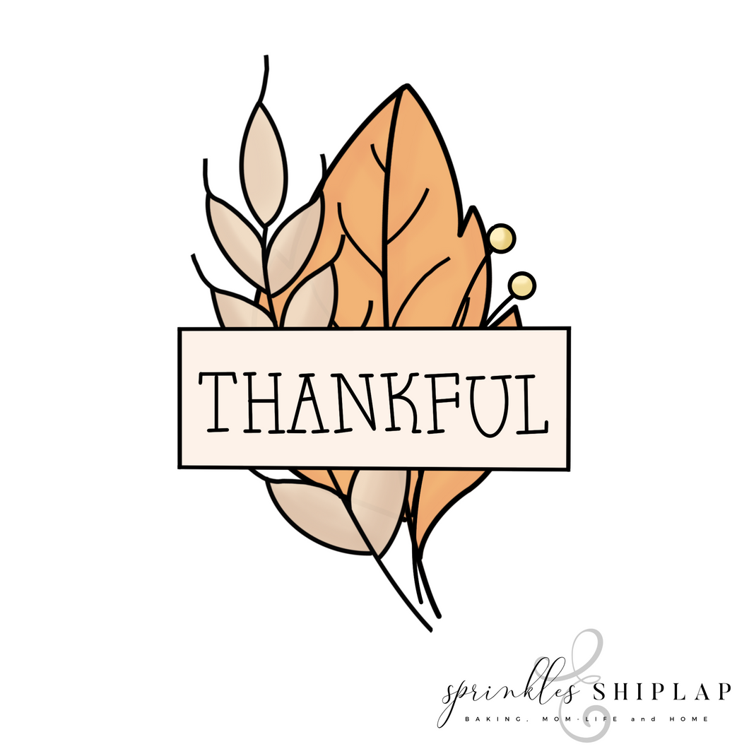 Thankful Leaf Plaque Cookie Cutter