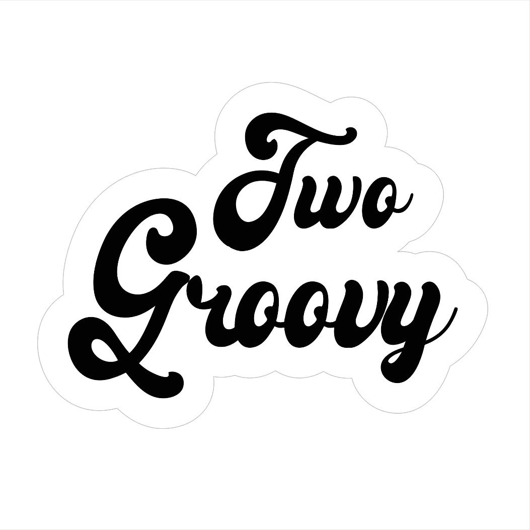 Two Groovy Cookie Cutter STL Digital File