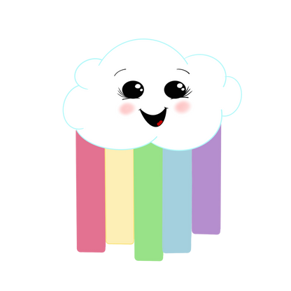 Vertical Rainbow Cookie Cutter STL Digital File