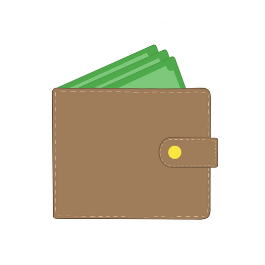 Wallet with Cash Cookie Cutter STL Digital File