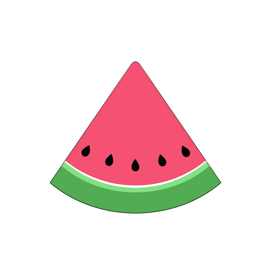 Watermelon Slice Cookie Cutter STL Digital File