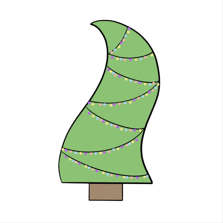Whimsy Tree Cookie Cutter STL Digital File